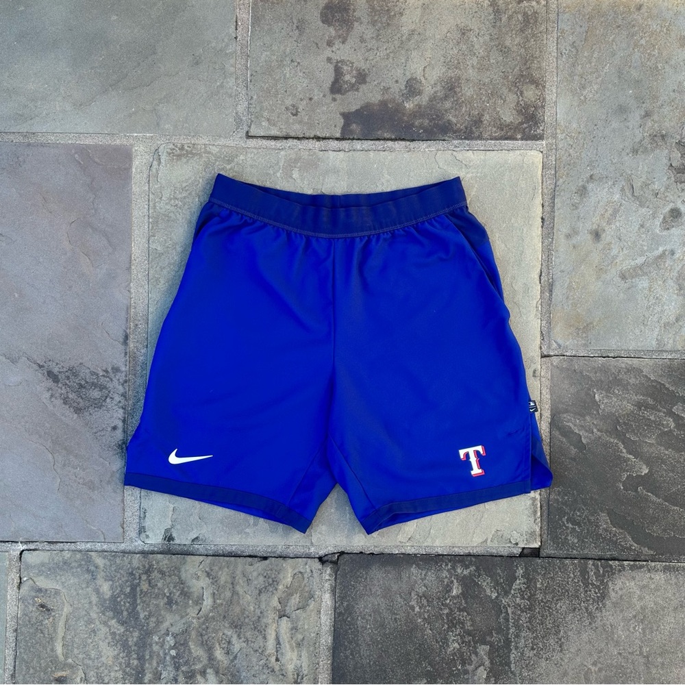 Texas Rangers Nike Authentic Collection Performance Shorts - Men's